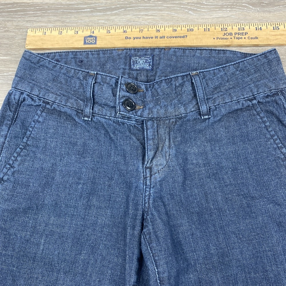LUCKY BRAND DUNGAREES Flare Leg Women's Low Rise Jeans Flap Pockets 6/28 7W10208 - Picture 8 of 13